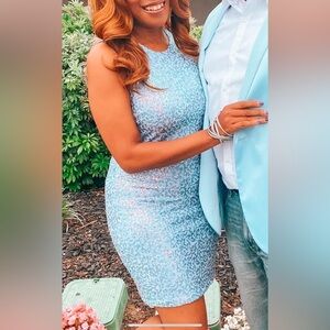 Baby Blue Bling dress